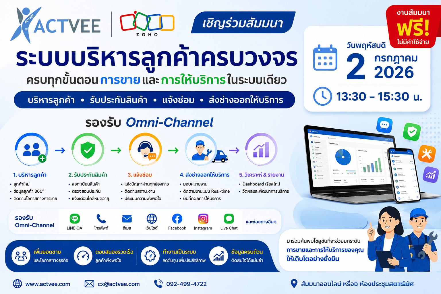 สัมมนาระบบบริหารลูกค้าครบวงจร